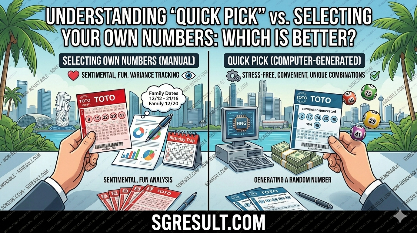 "Quick Pick" vs. Own Numbers